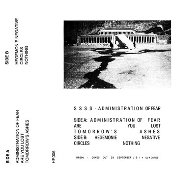 Pochette de Administration Of Fear